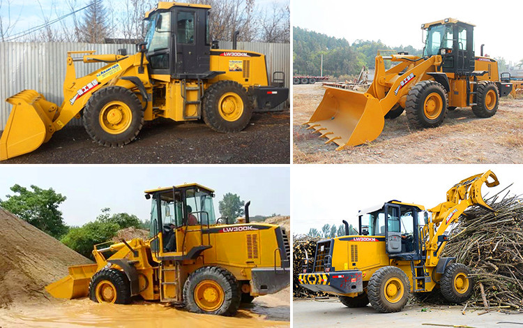 XCMG Official 3 ton small wheel loader LW300KN Chinese front wheel loader spare parts for sale